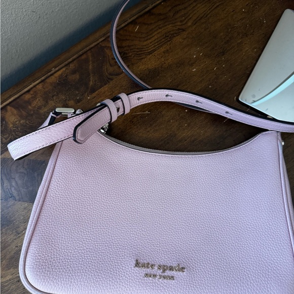 KATE SPADE Pink Pebbled Leather Crossbody Bag and Matching Wallet - Picture 9 of 11